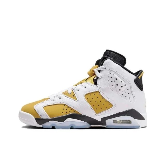 Air Jordan 6 White Infrared Sneakers Basketball Shoes - 7