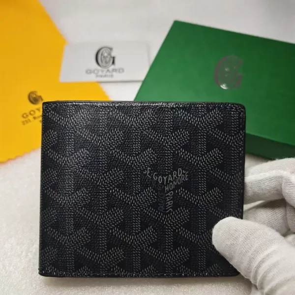 Goyard Saint Louis Bi-Fold Wallet Black Short Wallet - 1