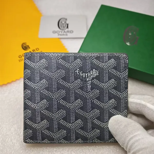 Goyard Saint Louis Bi-Fold Wallet Navy Blue Short Wallet - 1