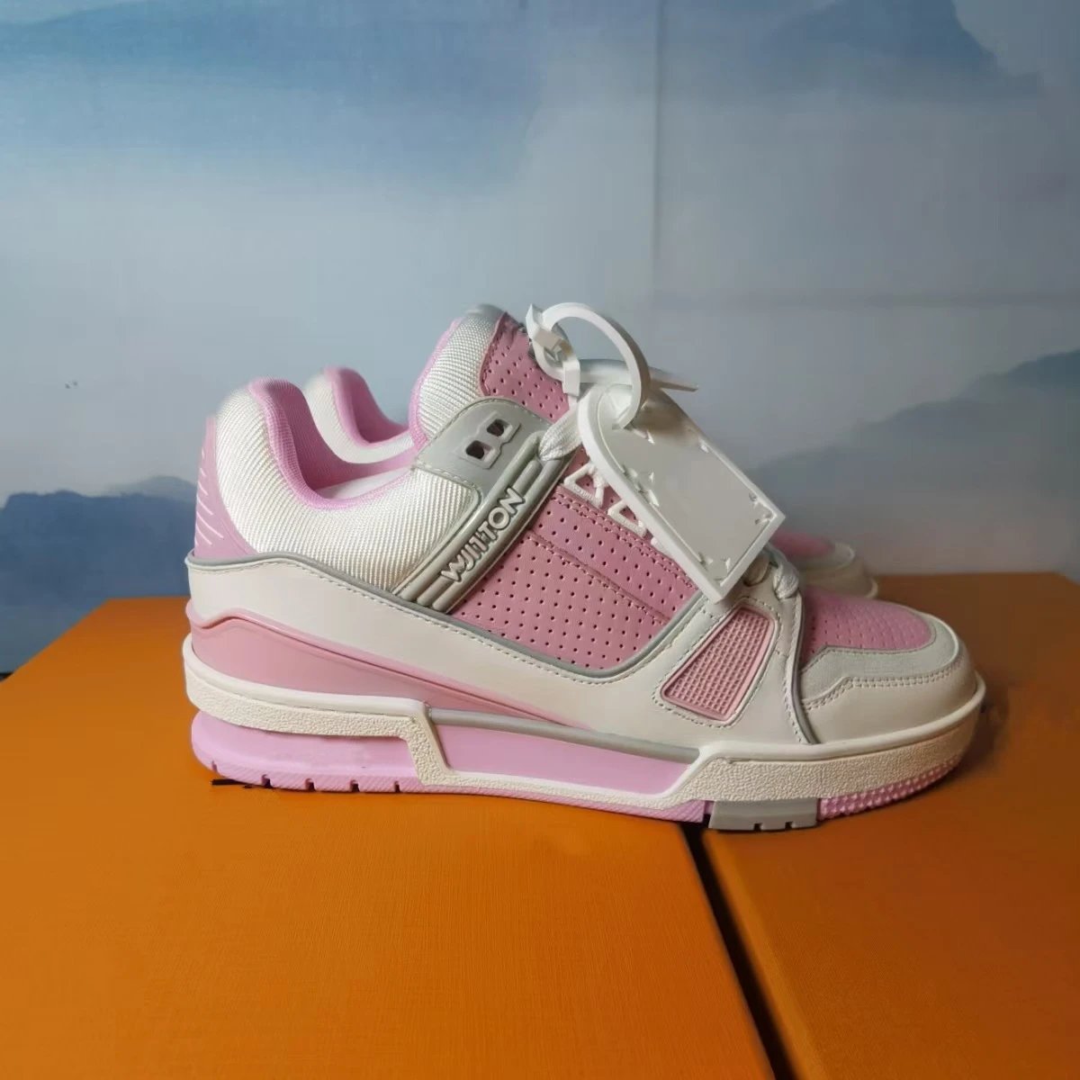 Trainer Floral Couple Casual Shoe photo 3