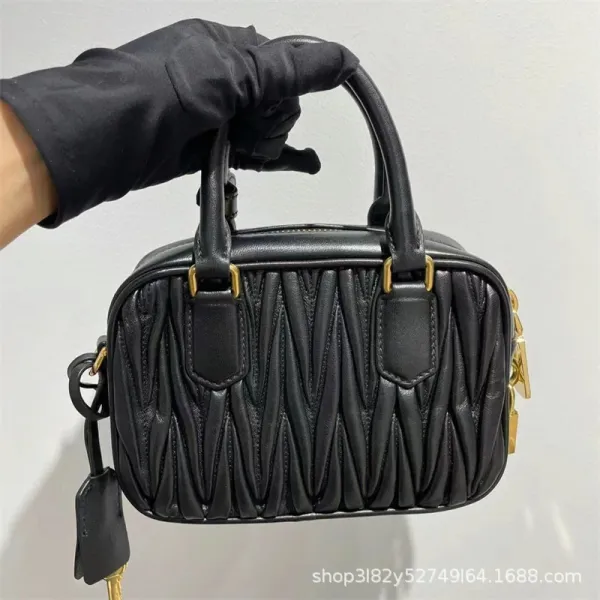 Miu Miu Matelassé Mini Bag Red Handbag - 17