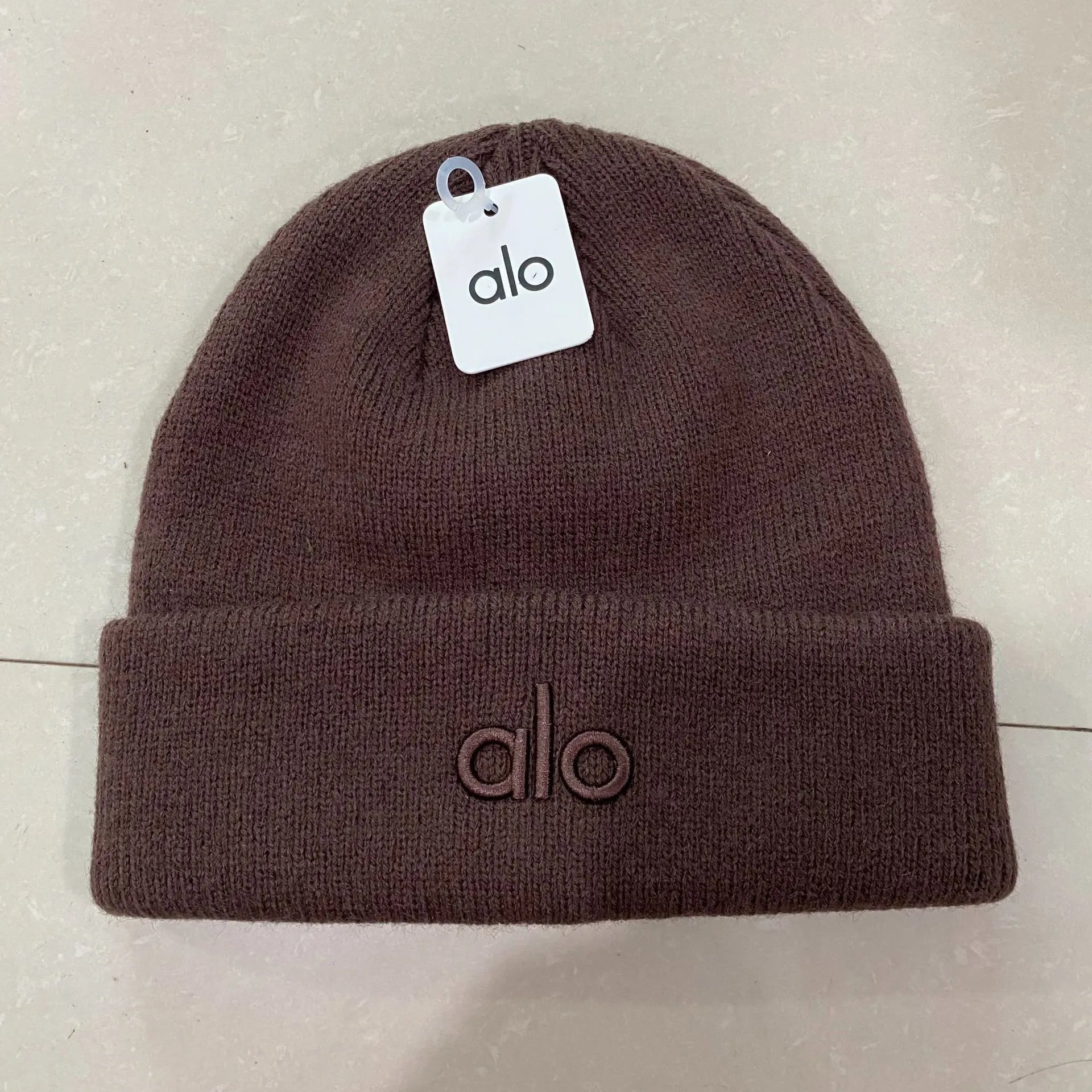 Alo Yoga Beanie Gray Knit Hat - 15