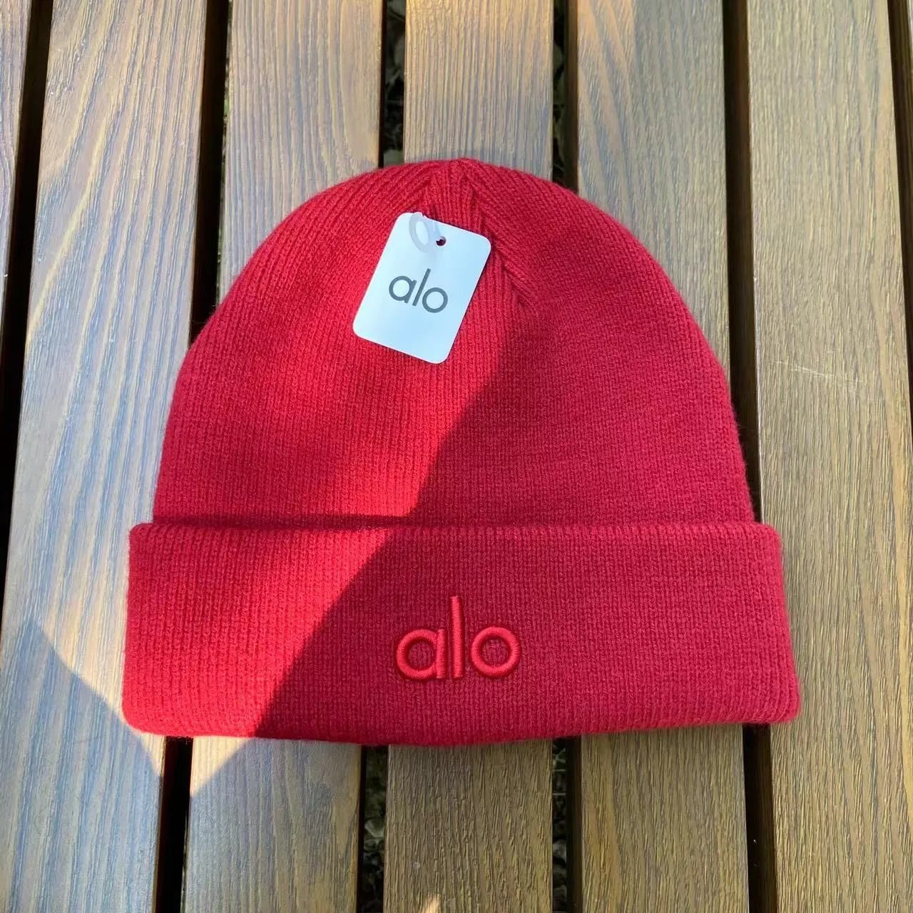 Alo Yoga Beanie Gray Knit Hat - 13