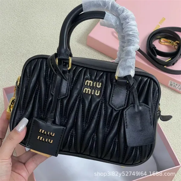 Miu Miu Matelassé Mini Bag Red Handbag - 11