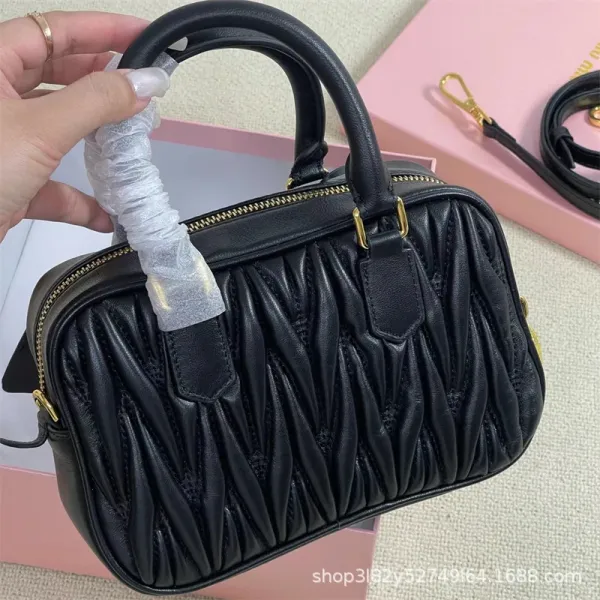 Miu Miu Matelassé Mini Bag Red Handbag - 9