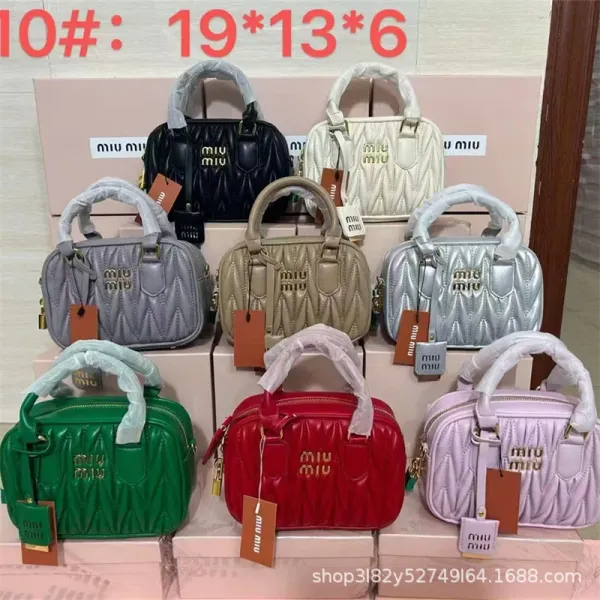 Miu Miu Matelassé Mini Bag Red Handbag - 7