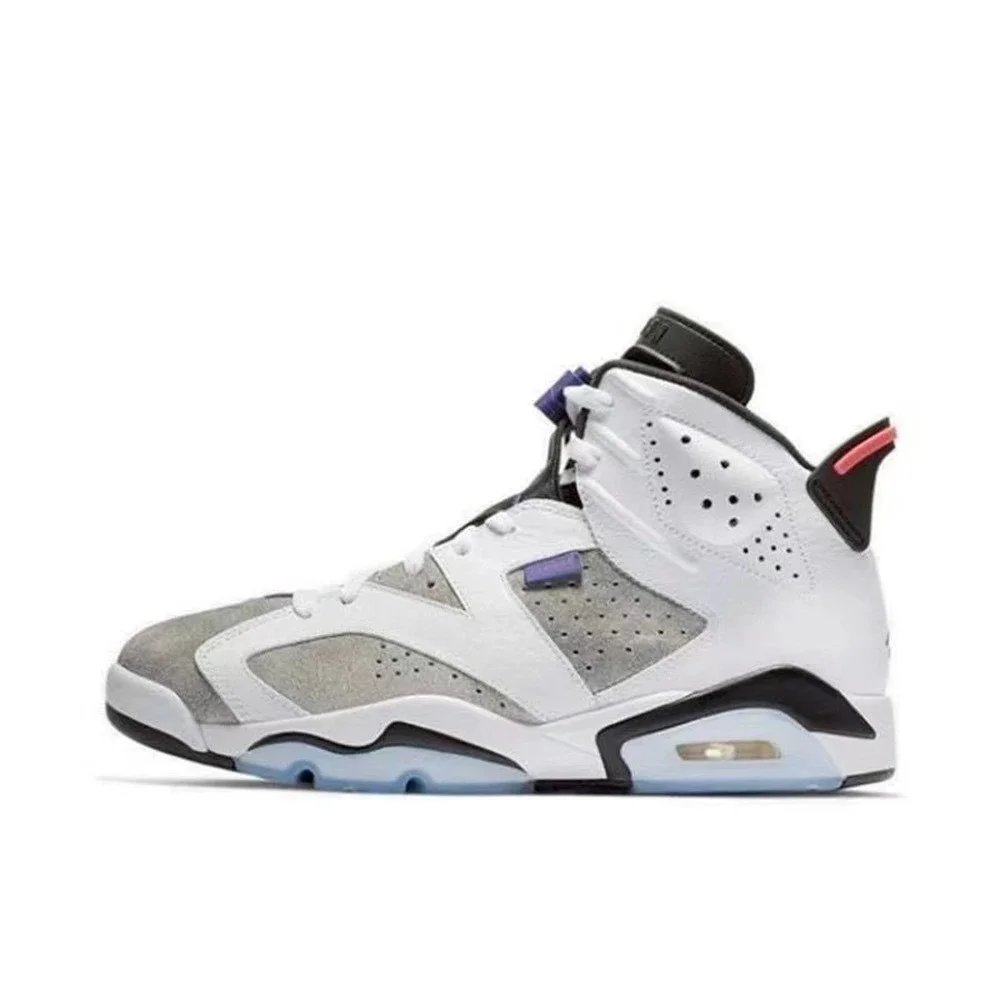 Air Jordan 6 White Infrared Sneakers Basketball Shoes - 9