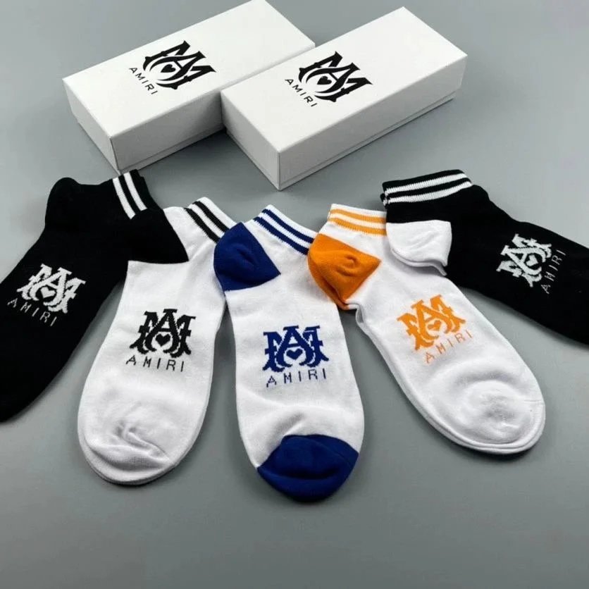 Amiri Logo Socks Assorted Colors Socks - 5