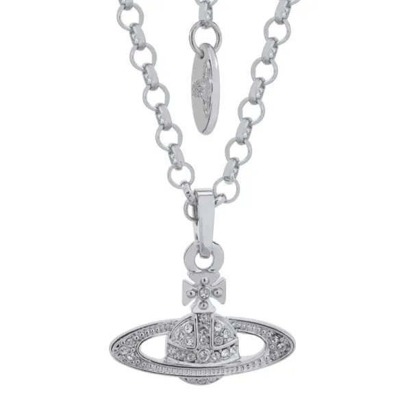 Vivienne Westwood Orb Pendant Necklace Silver Jewelry - 1