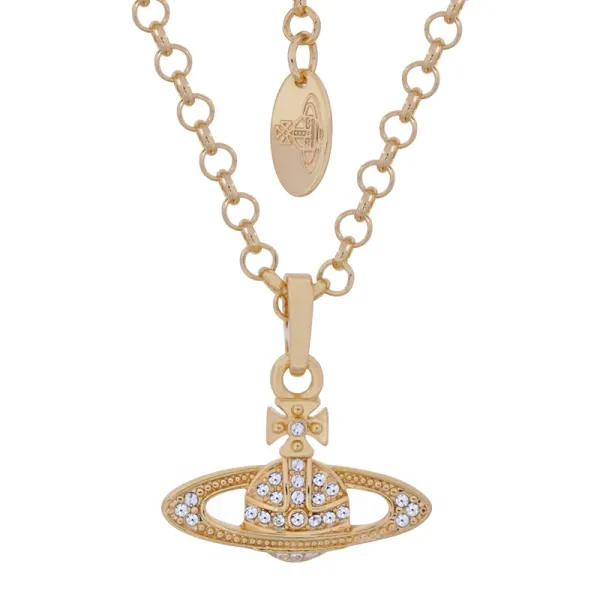 Vivienne Westwood Orb Pendant Necklace Gold Jewelry - 1