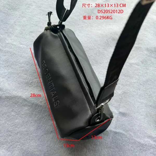 Fear of God Essentials Cylinder Belt Bag Black - 2