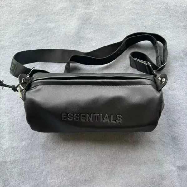 Fear of God Essentials Cylinder Belt Bag Black - 1