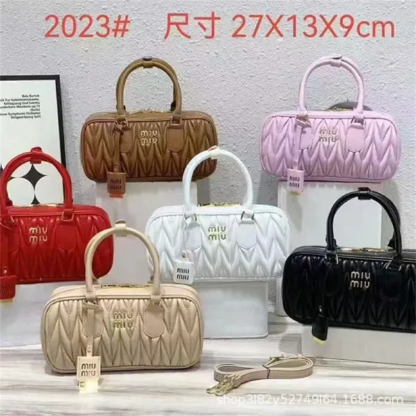 Miu Miu Matelassé Mini Bag Red Handbag - 3