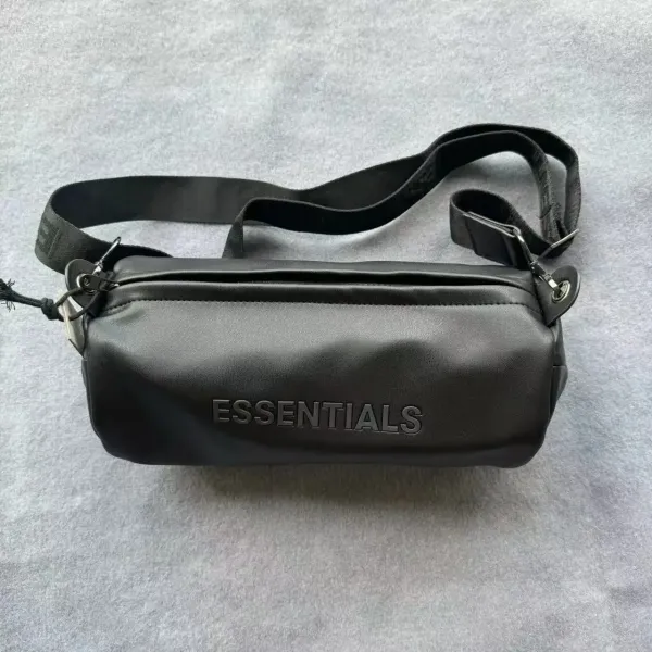 Fear of God Essentials Cylinder Belt Bag Black - 9