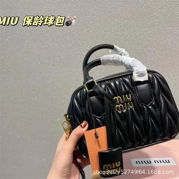 Miu Miu Matelassé Mini Bag Red Handbag - 10