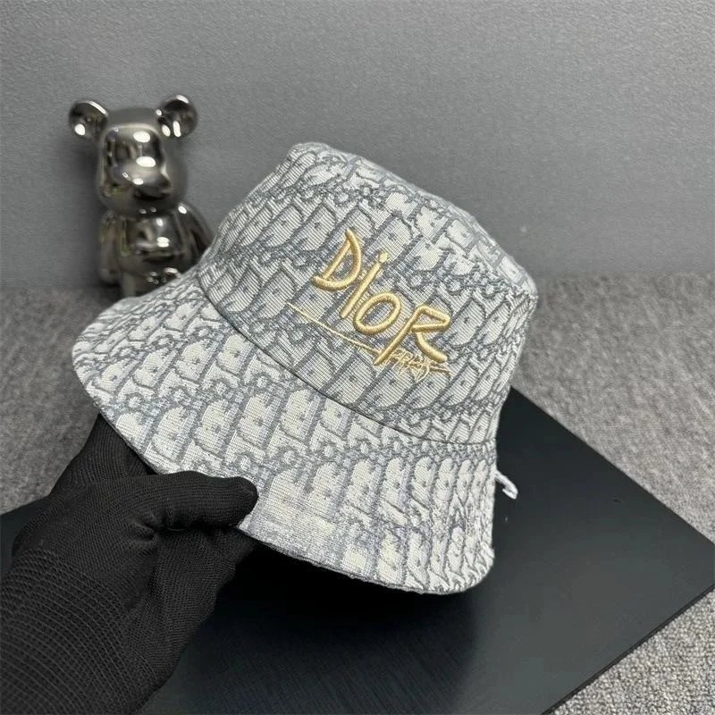 Dior Oblique Bucket Hat Black and White - 4