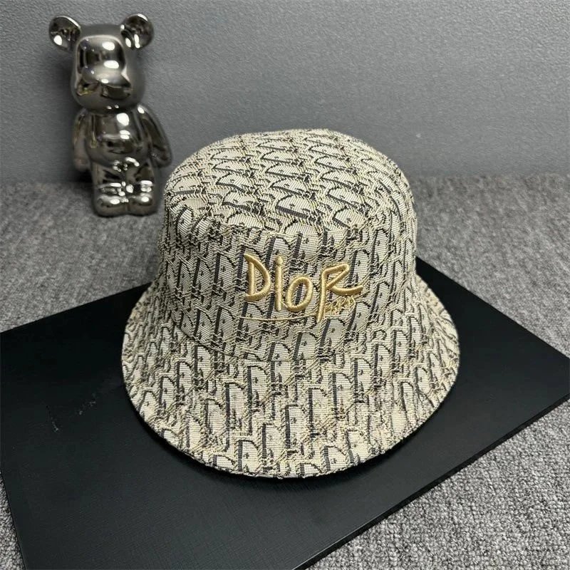 Dior Oblique Bucket Hat Black and White - 9