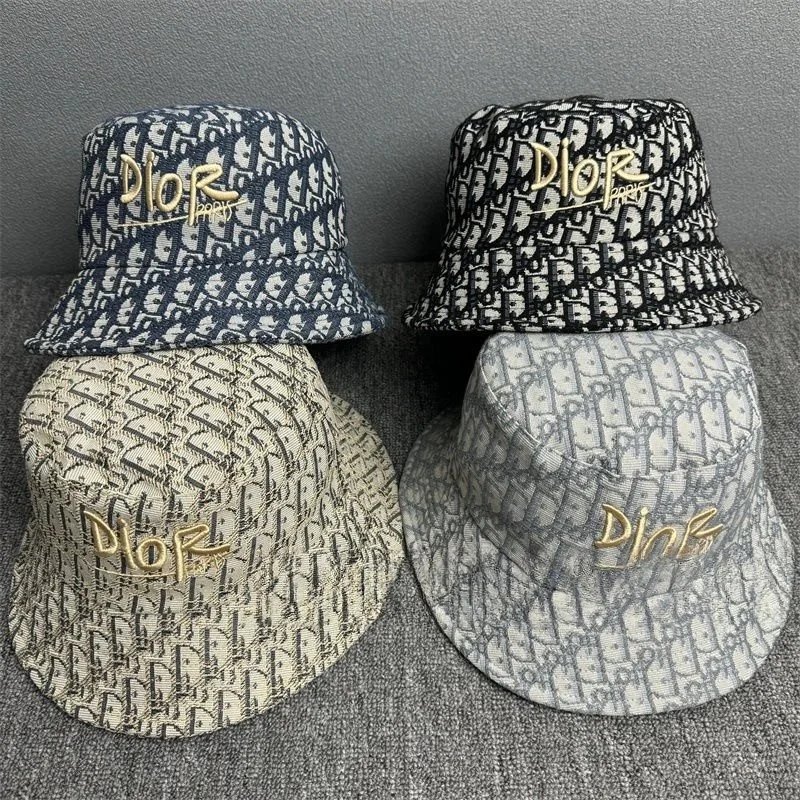 Dior Oblique Bucket Hat Black and White - 2