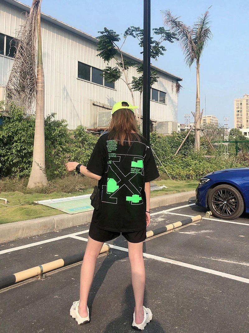 Off-White Abstract Print T-Shirt White - 20