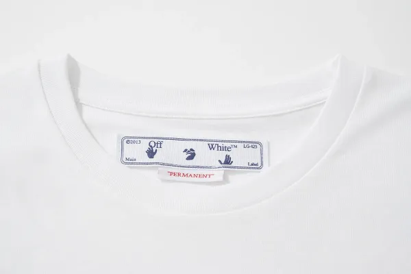 Off-White Abstract Print T-Shirt White - 33