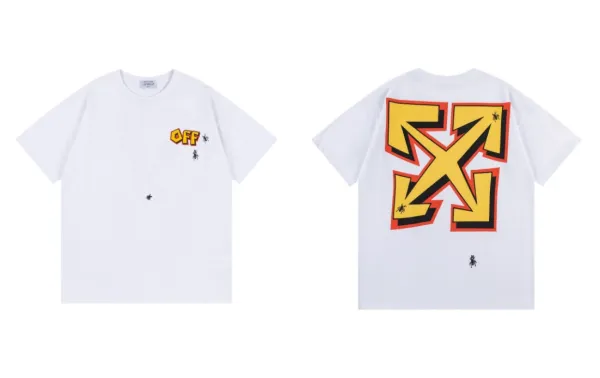 Off-White Arrow Print T-Shirt White - 1