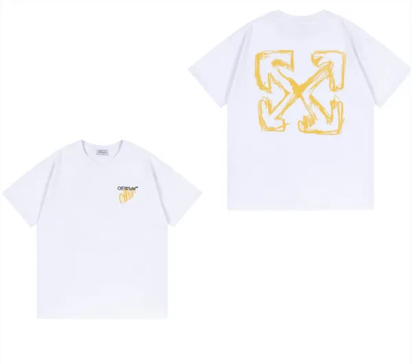 Off-White Arrow Print T-Shirt White - 1