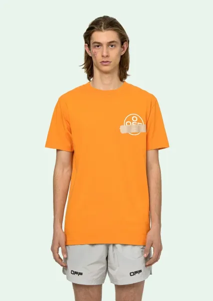 Off-White Abstract Print T-Shirt White - 12