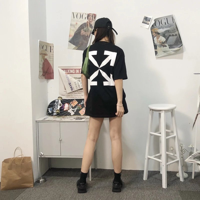 Off-White Abstract Print T-Shirt White - 10