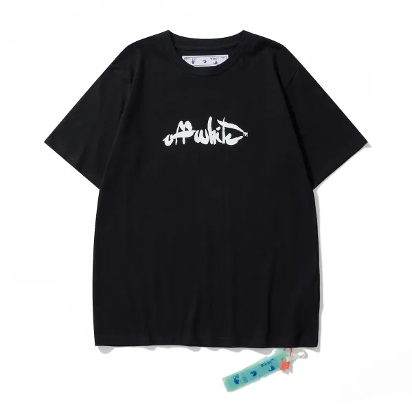 Off-White Abstract Print T-Shirt White - 38