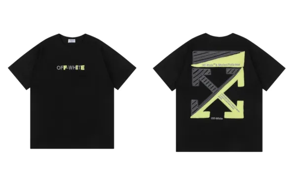 Off-White x Mihara Yasuhiro Arrow Graphic Black T-Shirt - 1
