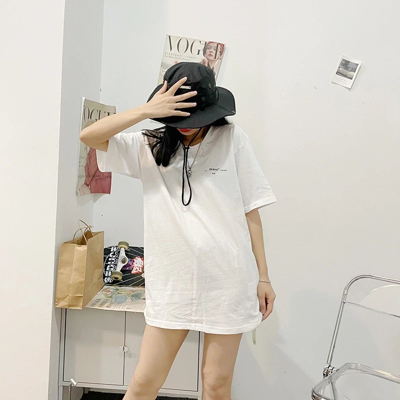 Off-White Abstract Print T-Shirt White - 7