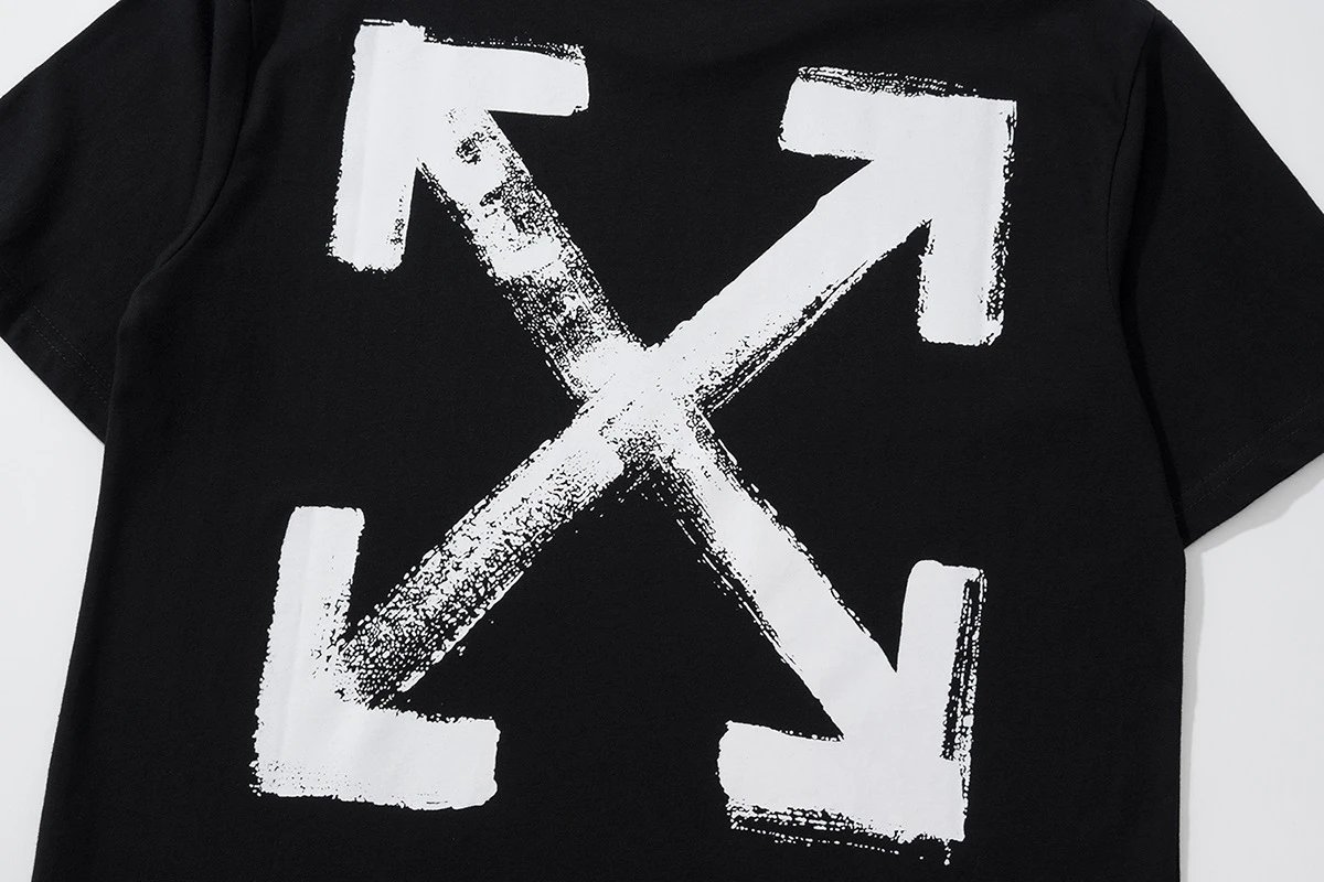 Off-White Abstract Print T-Shirt White - 39