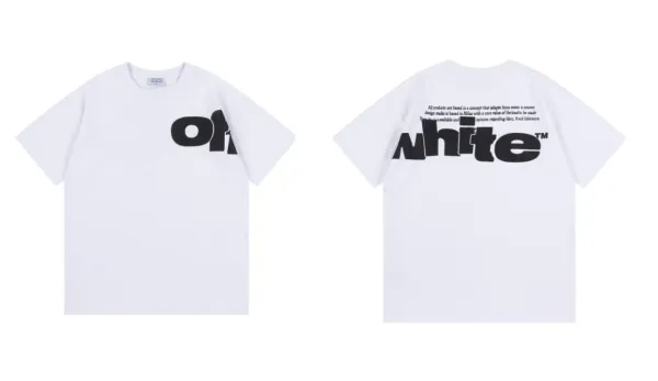 Off-White 'Off-White' Graphic Print T-Shirt White - 1