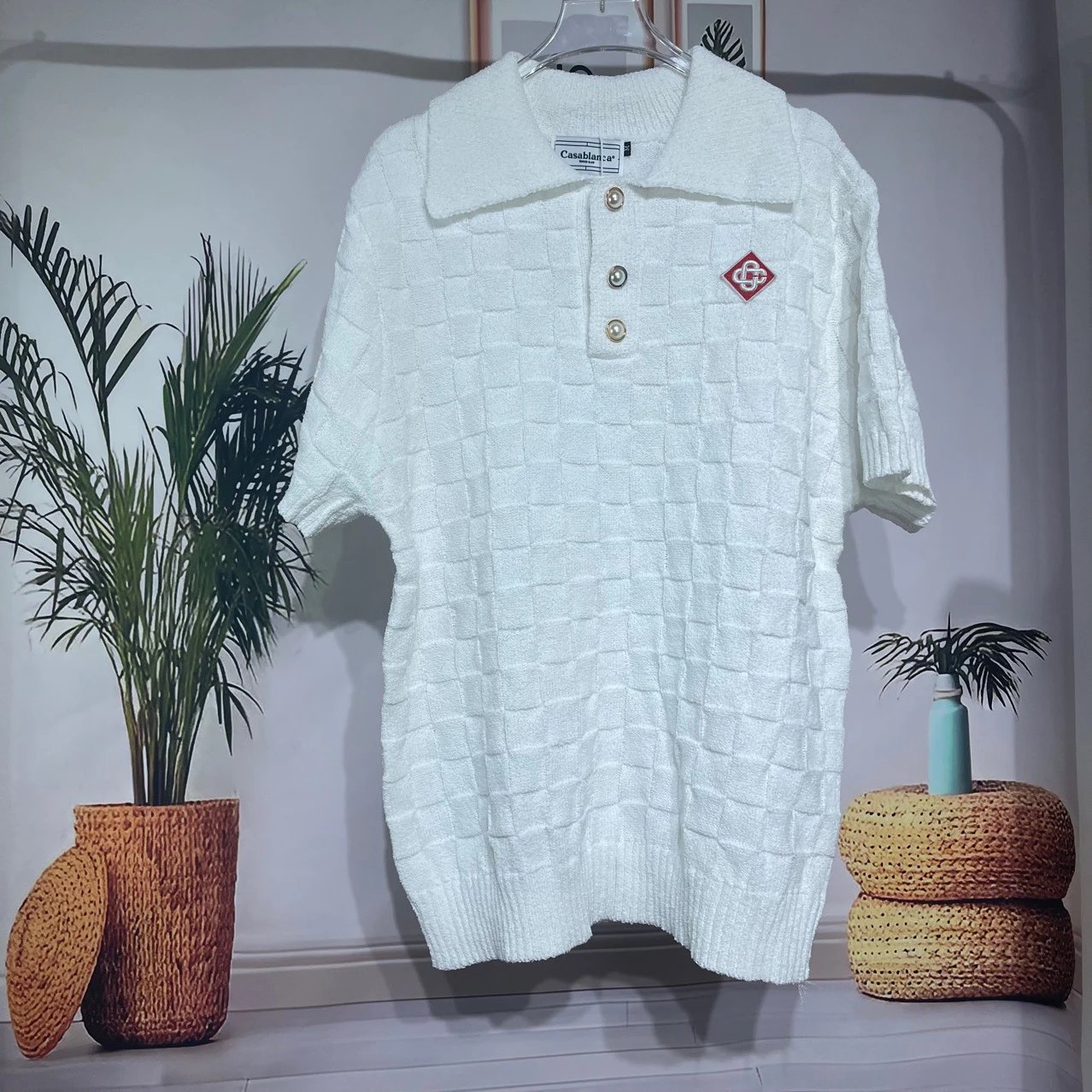 Knit Polo Wool Sweater photo 6