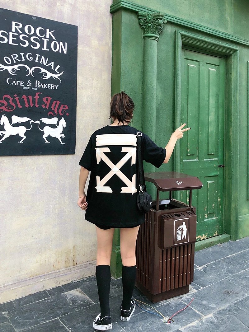 Off-White Abstract Print T-Shirt White - 13