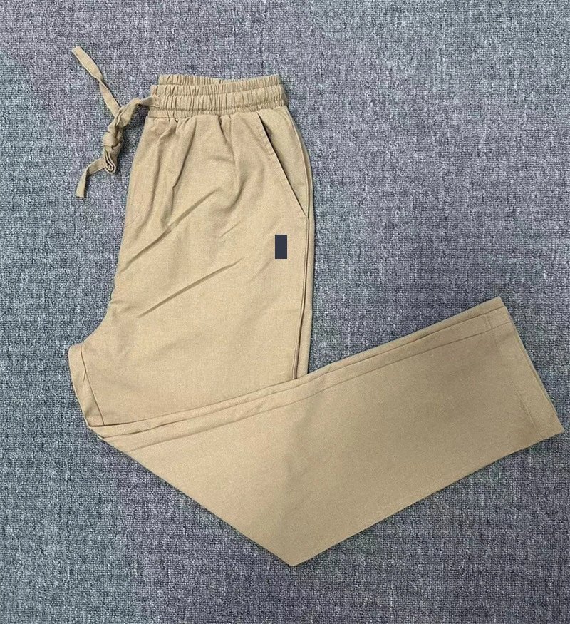 Khaki paired with navy blue pony
