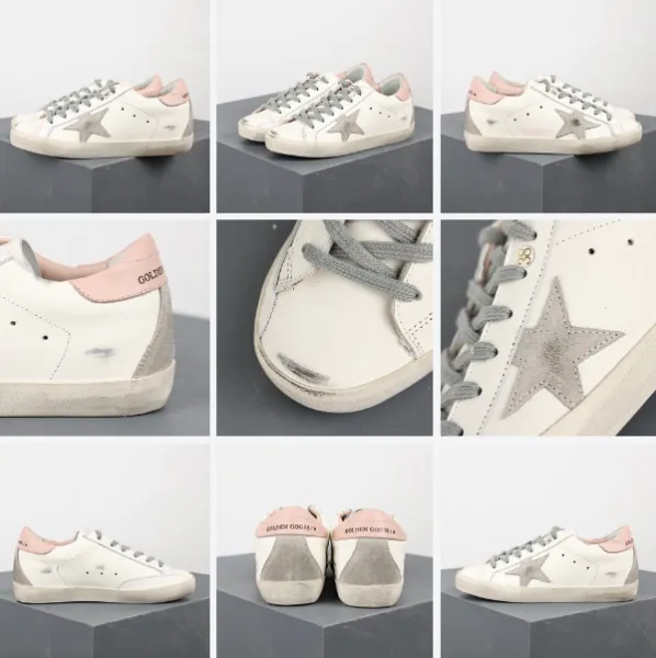 Golden Goose Superstar Glitter Silver Sneakers - 12
