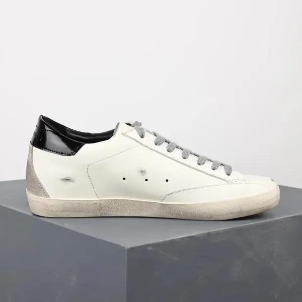 Golden Goose Superstar Glitter Silver Sneakers - 7