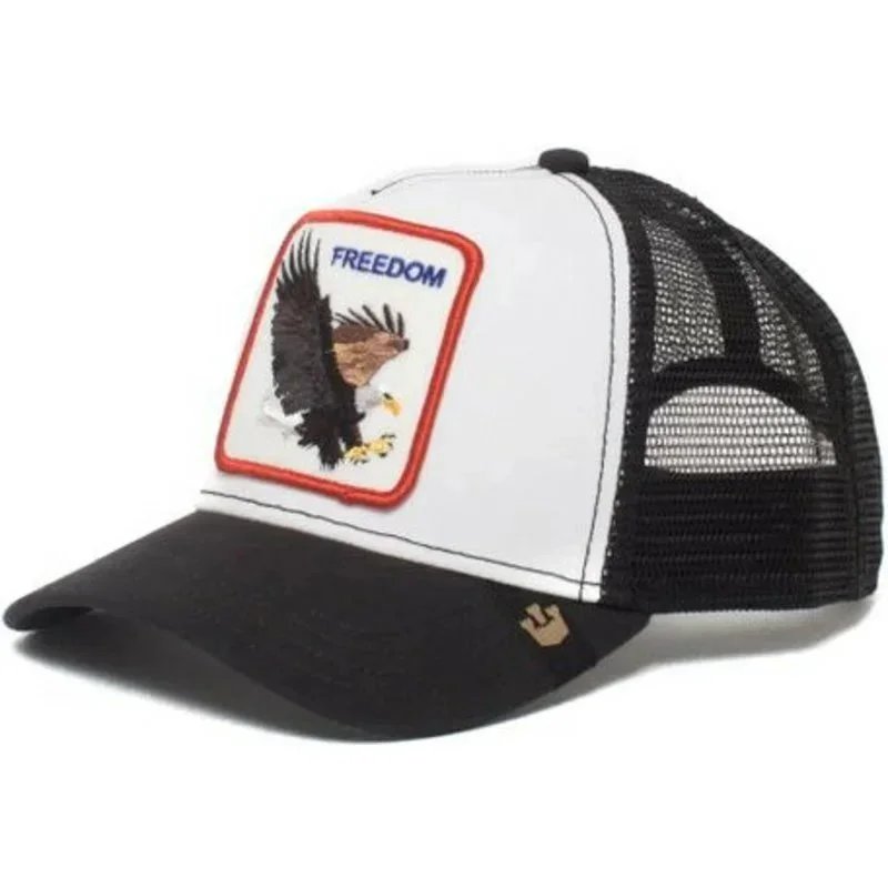 Animal baseball cap Cartoon sunblock mesh embroidered