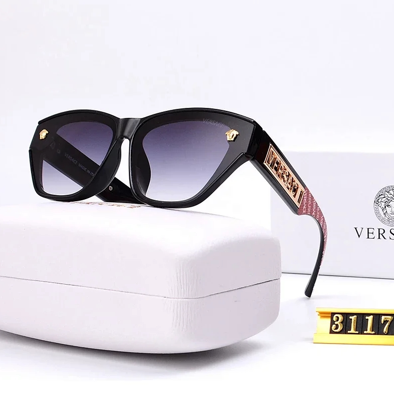 Versace Medusa Icon Black Oversized Sunglasses - 11