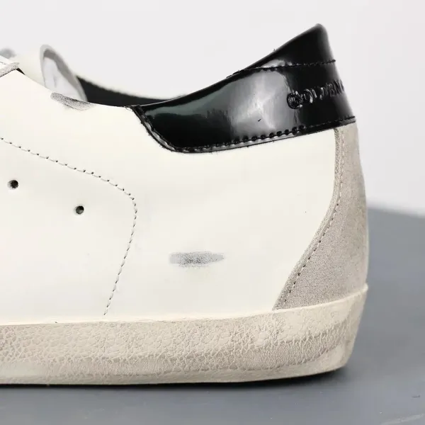 Golden Goose Superstar Glitter Silver Sneakers - 8