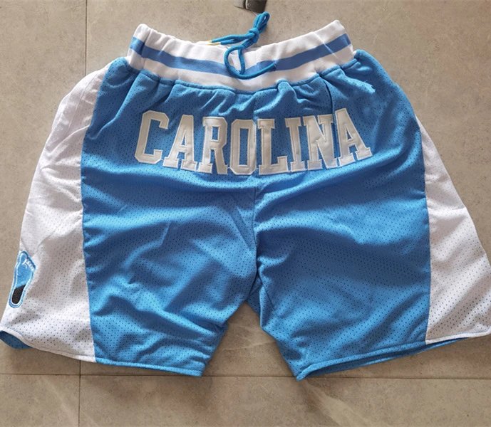 Just Don Shorts — North Carolina colorway — USFans Spreadsheet photo