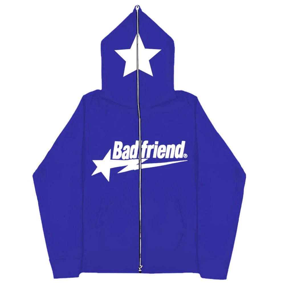 Badfriend Hoodie — blue colorway — USFans Spreadsheet photo