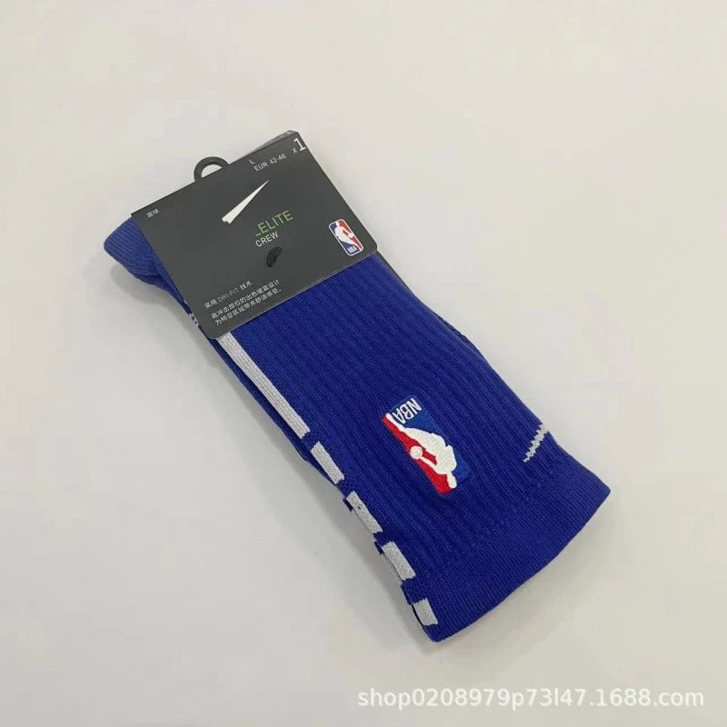 Nike NBA Socks — 19 long blue and white colorway — USFans Spreadsheet photo