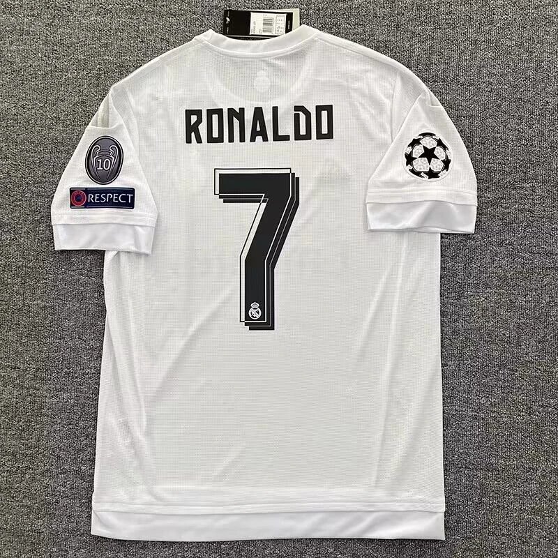 Real Madrid 16-17 T-Shirt — 1516 season at home colorway — USFans Spreadsheet photo