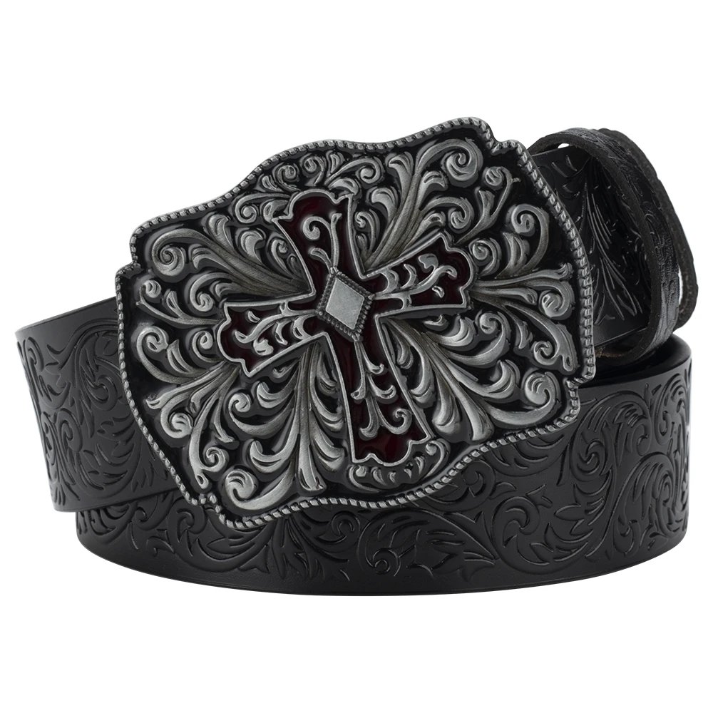 Chrome Hearts belt — black colorway — USFans Spreadsheet photo
