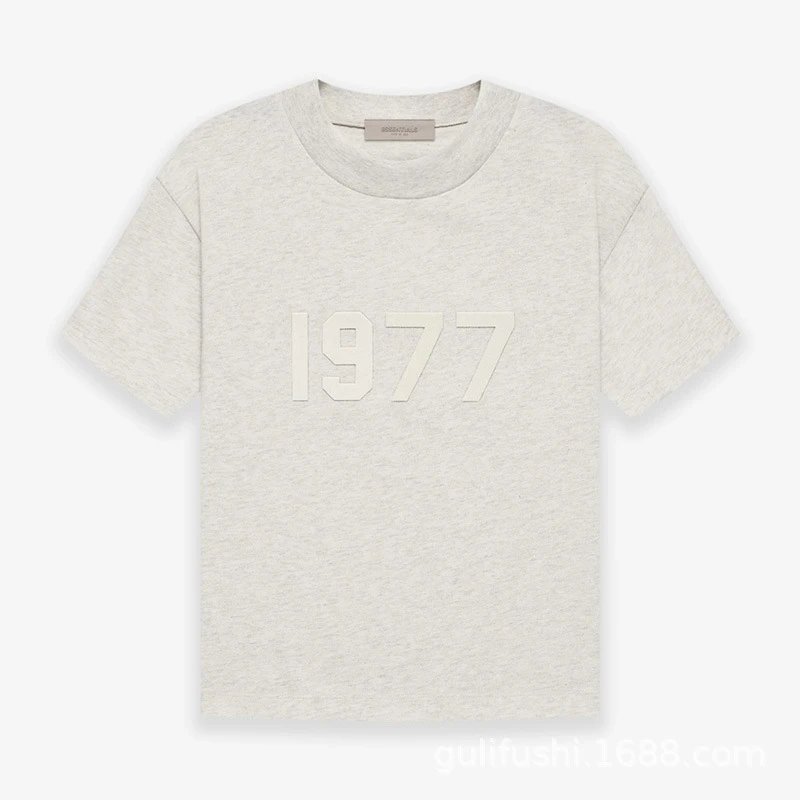 Essentials 1977 T-Shirt — Light floral gray colorway — USFans Spreadsheet photo