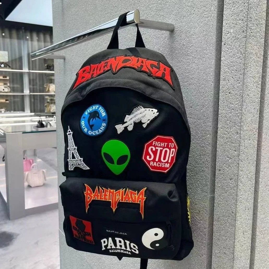 Balenciaga Patchwork Backpack 