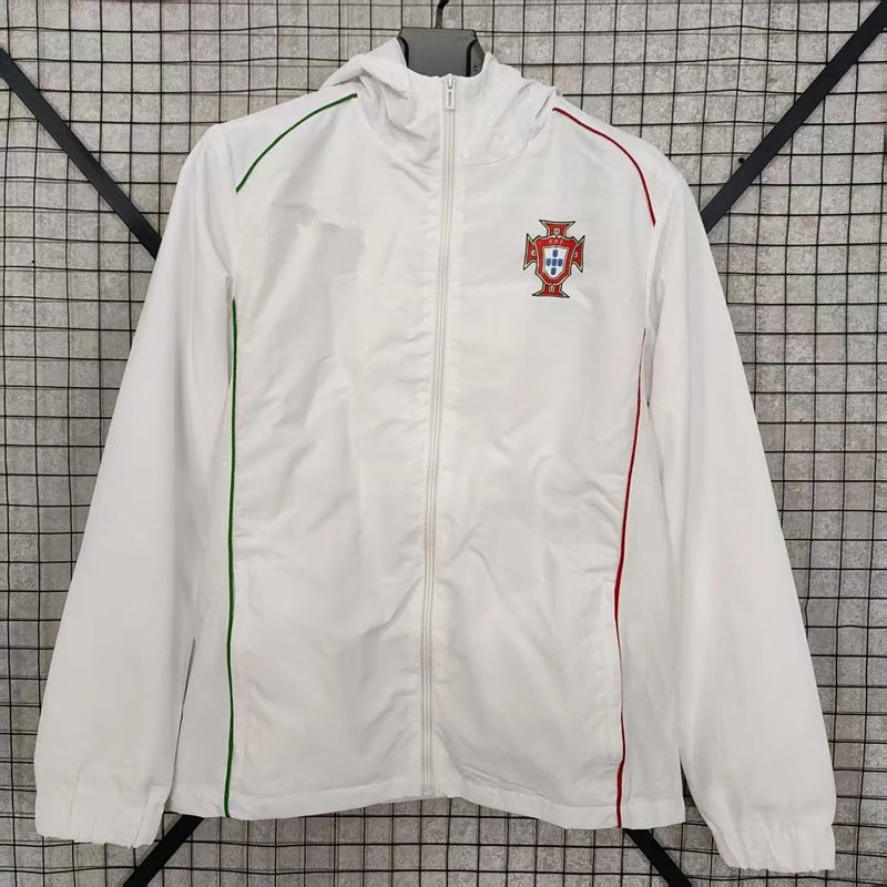 Vintage Jersey Hoodie Zip — 2526 Portugal single-sided with hat colorway — USFans Spreadsheet photo