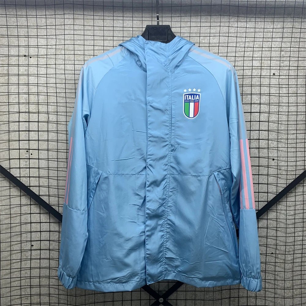 Vintage Jersey Hoodie Zip — Italian Hooded Single-sided Windbreaker colorway — USFans Spreadsheet photo
